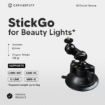 StickGo by Cathiestuff | Stick Holder Lampu Makeup | Flexible Stick Holder | Portable Strong Stick Holder | 360° Adjustable Stick Holder