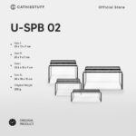 U-See Pouch US-PB02 by Cathiestuff | Pouch Makeup PVC Transparan