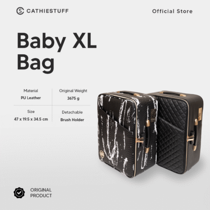 Baby XL Bag by Cathiestuff I Tas Makeup PU Leather