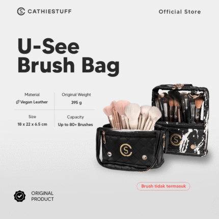 U-see Brush Bag by Cathiestuff | Brush Organizer Tempat Kuas Make Up