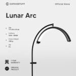 Lunar ARC by Cathiestuff | Lampu Studio Eyelash Facial dan Nail Art (bukan UV)