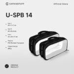 U-See Pouch US-PB14 by Cathiestuff | Pouch Makeup Transparan PVC | Pouch Organize Makeup
