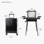 PRO Melody Case by Cathiestuff | Koper Makeup Musik MUA Premium Dengan kaki - Image 2