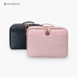 Baby Alma Bag by Cathiestuff | Makeup Bag Leather MUA Premium Multifungsi Splash Resistant 3 Layer - Image 2