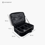 Baby Elva Leather SeriesBaby Elva Bag 2.0 by Cathiestuff I Makeup Bag Leather MUA Premium Multifungsi Splash Resistant 3 Layer - Image 2