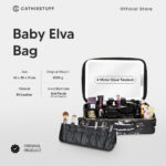Baby Elva Leather SeriesBaby Elva Bag 2.0 by Cathiestuff I Makeup Bag Leather MUA Premium Multifungsi Splash Resistant 3 Layer