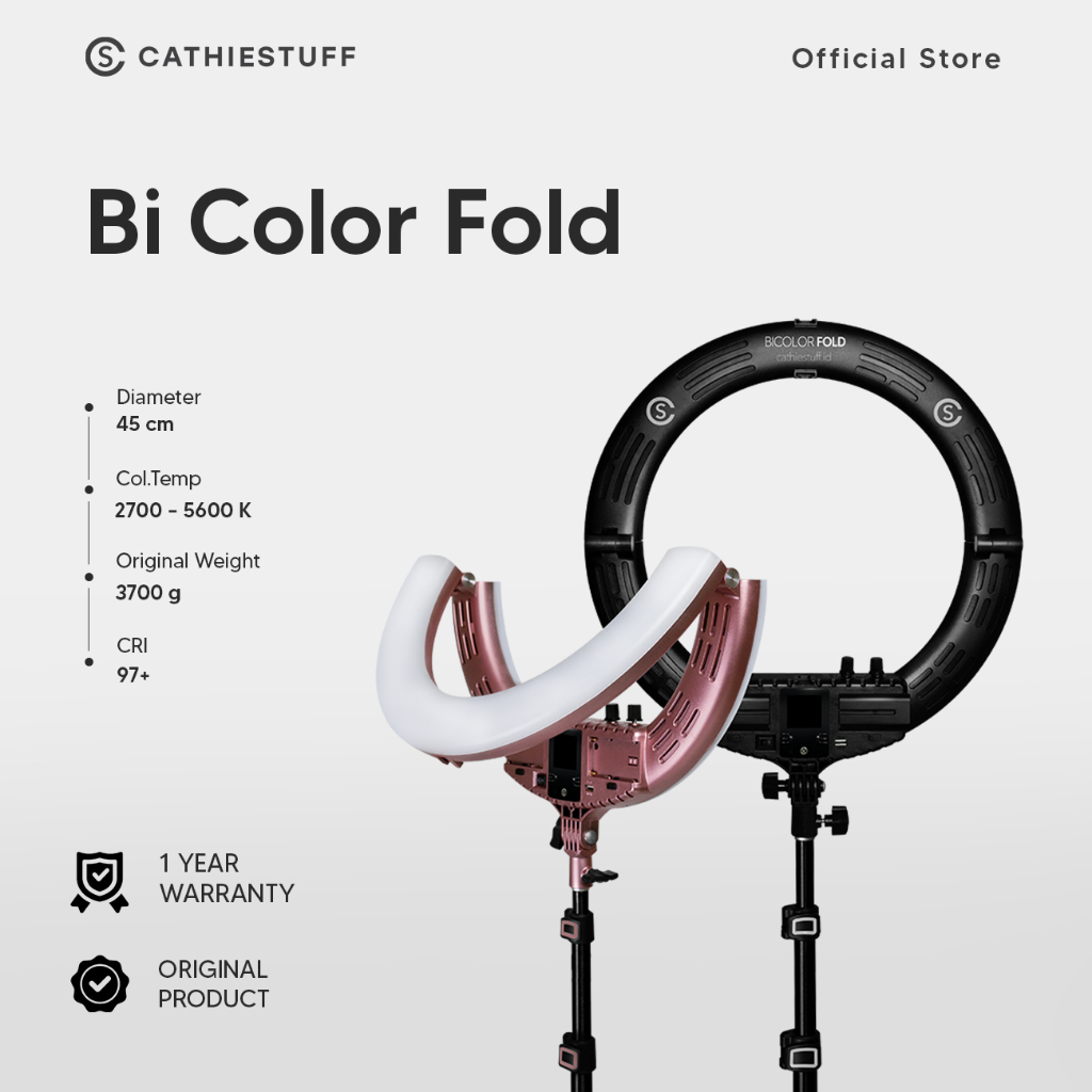 id-11134207-81ztm-mf9gceg8p3wq7c (1) BiColor Fold by Cathiestuff | LED Ringlight Lipat Portable 3 Warna - Image 1