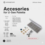 Accessories Usee Palette by Cathiestuff |Metal Pan dan Metal Sticker untuk Palette